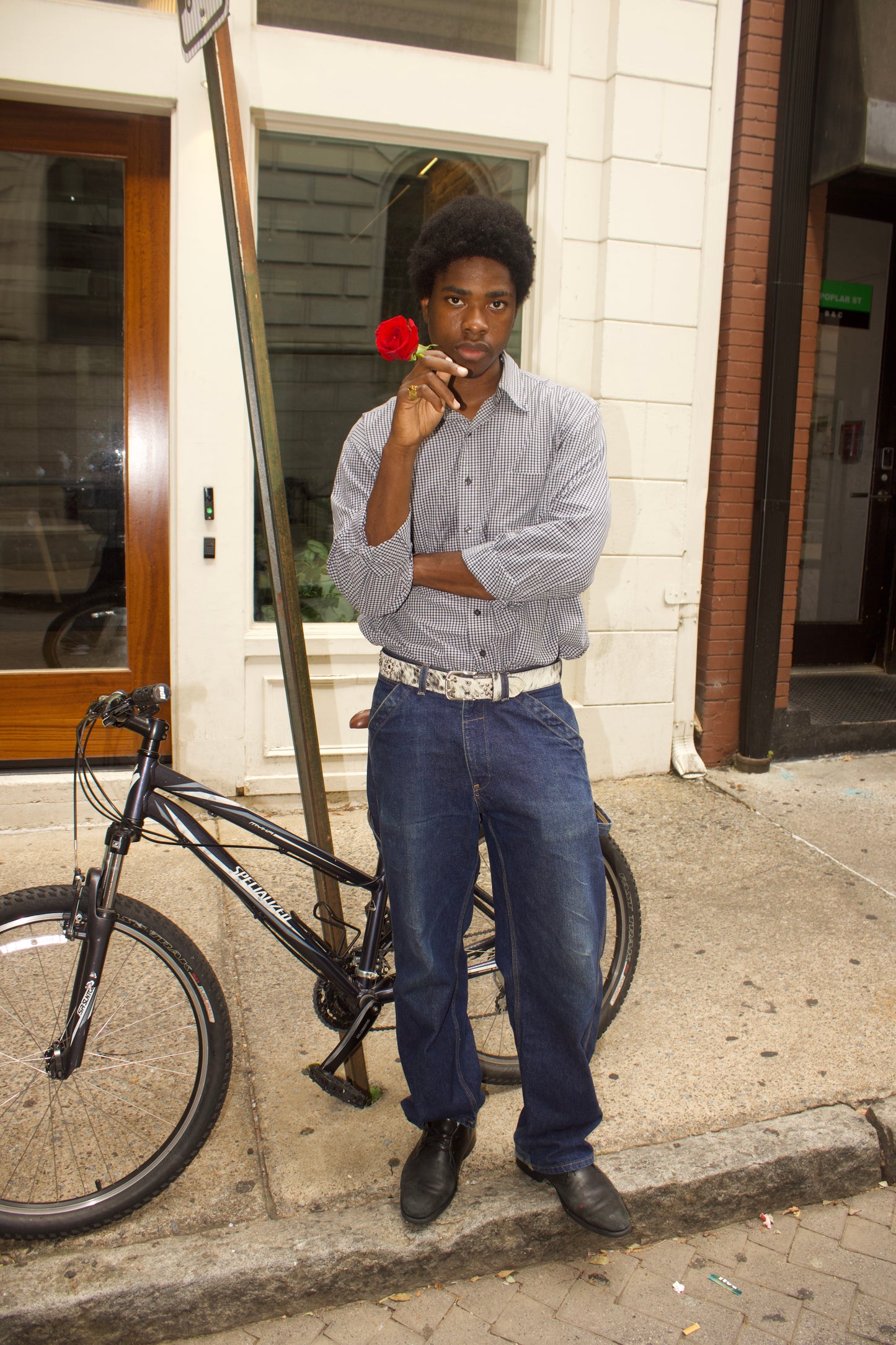 Cowhide Studded Belt